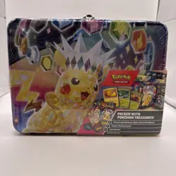 Pokemon TCG: Fall 2024 Collector Chest (Surging Sparks Theme) Pikachu Lunch Box - Image 1