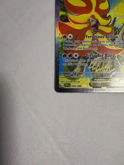 MEGA PYROAR EX 099/086 CHAOS RISING POKEMON (FULL ART, NM) - Image 2