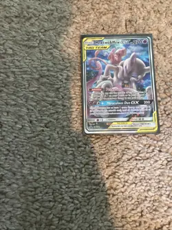 Pokemon Mewtwo and Mew GX SM191 Promo Tag Team - Image 1