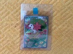 POKEMON TCG - SHAYMIN - 185/182 - ILLUSTRATION RARE - S&V DESTINED RIVALS - NEW - Image 4
