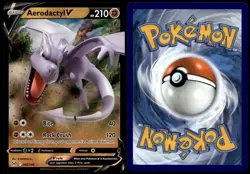 Aerodactyl V 092/196 Holo V Rare Lost Origin Pokemon Near Mint - Image 1