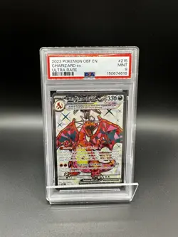 The Pokemon Company Charizard ex 215/197 SV03 Obsidian Flames UR Holo EN PSA 9 - Image 1