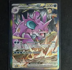 Pokemon Team Rocket's Nidoking ex 233/182 Destined Rivals SIR - Image 1