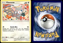 Glameow 108/156 Common Ultra Prism Pokemon Near Mint - Image 1