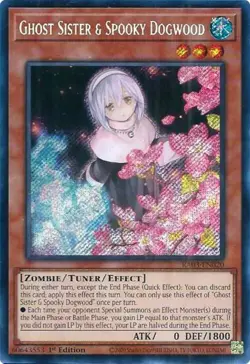 Yugioh! Ghost Sister & Spooky Dogwood - RA03-EN020 - Secret Rare - 1st Edition N - Image 1