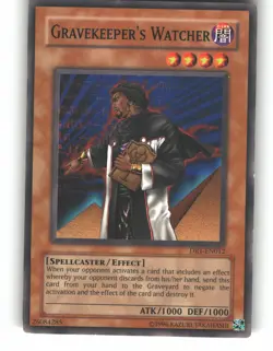 Gravekeeper's Watcher DR1-EN012 Dark Revelation Volume 1 Yu-Gi-Oh MP - Image 1