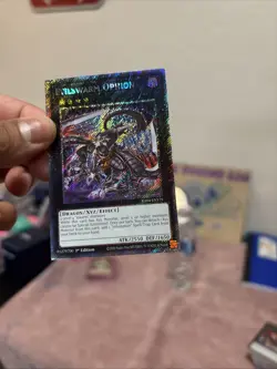 YUGIOH x1 RA04-EN179 EVILSWARM OPHION PLATINUM SECRET RARE 1st EDITION - Image 3
