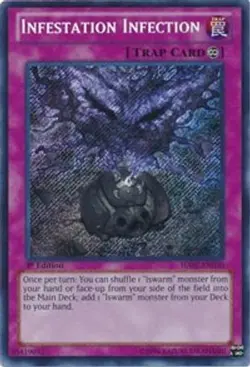 Yugioh - Infestation Infection (Secret Rare) (1st Edition) - HA07-EN030 (P) - Image 1