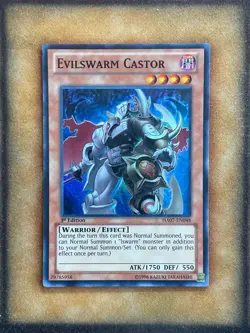Yugioh Evilswarm Castor HA07-EN048 Super Rare 1st Ed LP - Image 1