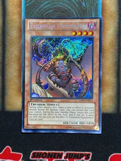 Yugioh Evilswarm Thunderbird HA07-EN051 Secret Rare 1st Ed MP - Image 1