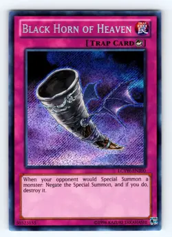 Yugioh Black Horn of Heaven LCYW-EN300 Secret Rare - NM 💎 - Image 1