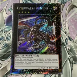 Evilswarm Ophion 1st Edition Platinum Secret Rare RA04-EN179 Yu-Gi-Oh! M/NM - Image 1