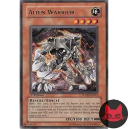 Yugioh Alien Warrior POTD-EN027 Rare 1st Edition LP - Image 1