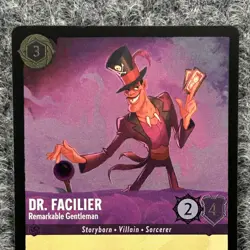 Disney Lorcana First Chapter Dr. Facilier #39/204 Super Rare Foil NM - Image 5