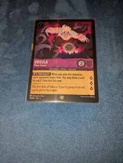 Disney Lorcana Ursula Power Hungry 59/204 EN 1 FOIL NM - Image 1