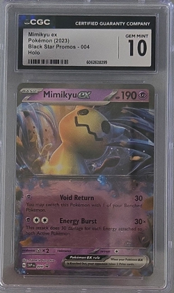CGC 10 Mimikyu ex 004 SV Scarlet & Violet Promo Cards Holo Pokemon TCG 2023 - Image 1