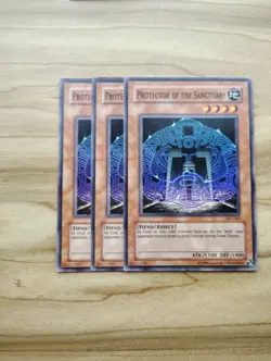 Yu-Gi-Oh! - Protector Of The Sanctuary 3x - Full Playset Of Cards - AST-065 - Image 1