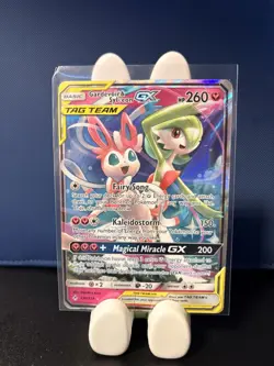 Pokemon TCG Gardevoir & Sylveon GX Holo Card 130/214 Sm-Unbroken Bonds - Image 1