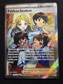 Pokemon TCG Paldean Student Card 230/091 Paldean Fates - Image 1