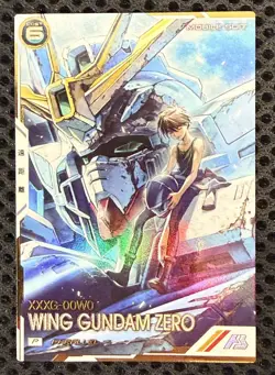 Gundam ARSENAL BASE Card BP06-005 P Wing Gundam Zero BANDAI JAPAN Parallel - Image 1