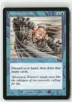 Tolarian Winds 104 Common Urza's Saga Magic: The Gathering Lightly Played - Image 1