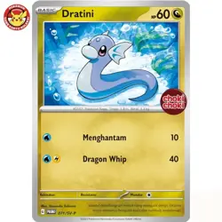Dratini Promo 071/SV-P Choki Choki Stamp Pokemon Indonesia - Image 1