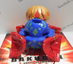 Bakugan Frosch Blue Aquos Red Pyrus Dual Attribute BakuSwap B2 610G - Image 1