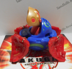 Bakugan Frosch Blue Aquos Red Pyrus Dual Attribute BakuSwap B2 610G - Image 3