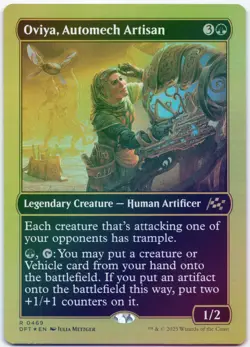 Oviya, Automech Artisan (First-Place Foil) Foil R Aetherdrift 469 NM - Image 1