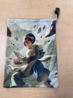 NEW Magic the Gathering Avatar Last Airbender Dice Bag Prerelease Promo. TOPH - Image 1