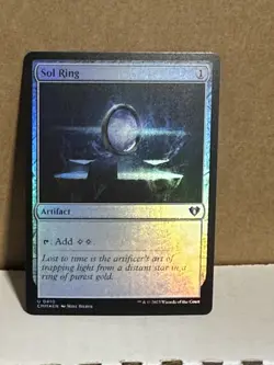 Sol Ring #410 (Foil) (NM) Commander Masters CMM Magic MTG LC1 - Image 1