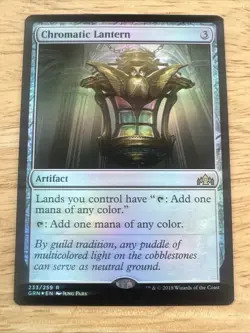 Magic MTG: Chromatic Lantern - Guilds of Ravnica (GRN) #233 (Near Mint) *FOIL* - Image 1