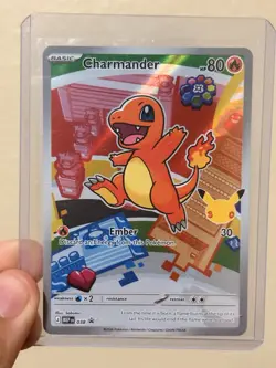 Pokemon Charmander 038 MEP EN Stamped Holo Basic 80 HP Ember English - Image 1
