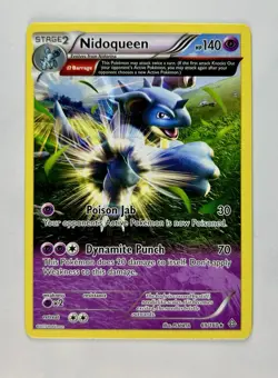 Nidoqueen (Omega) 2015 Pokemon XY Primal Clash Rare #69/160 * Light Play - Image 1