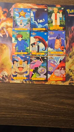 1999 Topps Pokemon TV series complete puzzle sub set - mp to lp condition *SP* - Image 2
