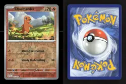 Charmander 007/091 Paldean Fates Reverse Holo NM/M Pokemon - Image 3