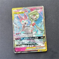 Pokemon Gardevoir & Sylveon GX TAG TEAM Ultra Rare Holo 260 HP 130/214 - Image 1