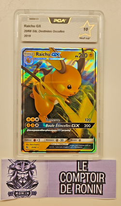 Carte Pokemon : Raichu GX 20/68 Destinees Occultes - Francais - PCA 10 - Image 1