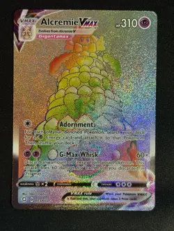 Alcremie VMAX 073/072 Rainbow Rare Shining Fates Pokemon Near Mint - Image 1