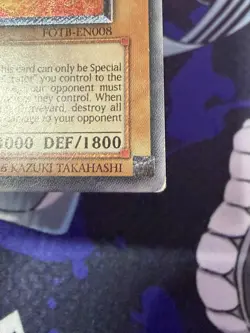 Yugioh FOTB-EN008 Volcanic Doomfire Ultimate Rare Unlimited MP Card - Image 4