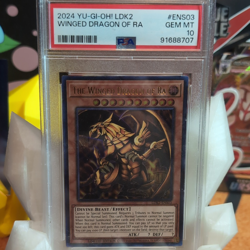 Konami Yu-Gi-Oh! Legendary Decks II The Winged Dragon of Ra LDK2-ENS03 PSA 10 - Image 1