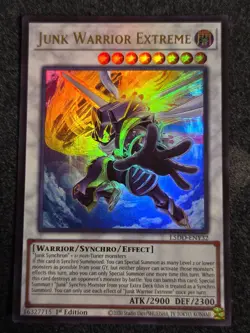 Yugioh Junk Warrior Extreme L5DD-ENY32 Ultra Rare 1st Ed NM - Image 1
