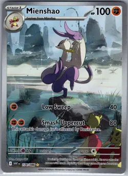 Mienshao 134/086 SV: White Flare - Pokemon Card - NM - Image 1