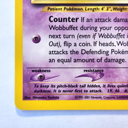 Wobbuffet 35/75 Pokemon TCG Neo Discovery NM Vintage 2001 Card - Image 5