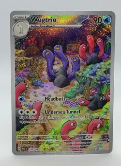 Wugtrio 224/091 Scarlet & Violet Paldean Fates Pokemon TCG NM - Image 1