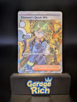 Clemont's Quick Wit 229/191 Ultra Rare - SV08: Surging Sparks Pokemon TCG NM+ - Image 1