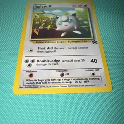 Pokemon TCG Jigglypuff Wizards Black Star Promo 7 Regular English Excellent Con - Image 2