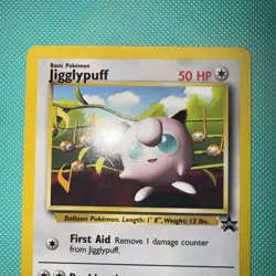 Pokemon TCG Jigglypuff Wizards Black Star Promo 7 Regular English Excellent Con - Image 4