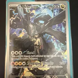 Pokemon N's Zekrom Ascended Heroes ETB Sealed Black Star Promo IN HAND #031 - Image 4