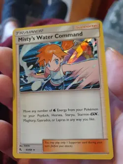 Pokemon Mistys Water Command 63/68 Hidden Fates Holo Rare - Image 1